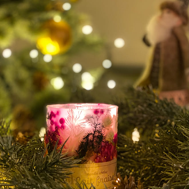 クリスマスツリー150cm クリスマスキャンドル ボタニカルキャンドル クリスマス 見て頂き感謝です などのインテリア実例 21 11 19 19 07 03 Roomclip ルームクリップ