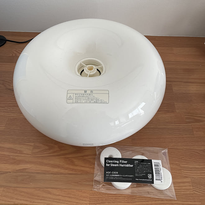 クエン酸洗浄 フィルター交換 ドーナツ加湿器 加湿器 プラマイゼロ などのインテリア実例 21 01 27 14 25 53 Roomclip ルームクリップ