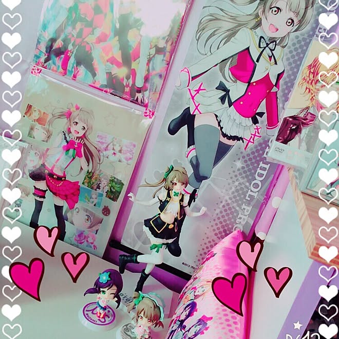 棚 南ことり ラブライブ オタク部 アニメ部屋のインテリア実例 15 12 07 14 16 19 Roomclip ルームクリップ