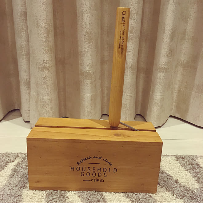 そうじグッズ スタジオクリップ ころころ ころころカバー 木の雑貨 などのインテリア実例 19 05 18 58 01 Roomclip ルームクリップ