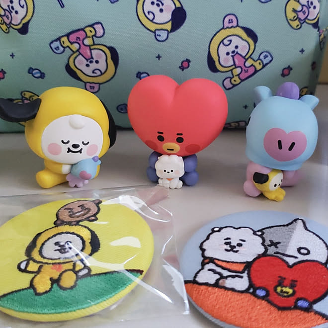机 チミー Bt21 Btsのインテリア実例 21 09 28 23 01 45 Roomclip ルームクリップ