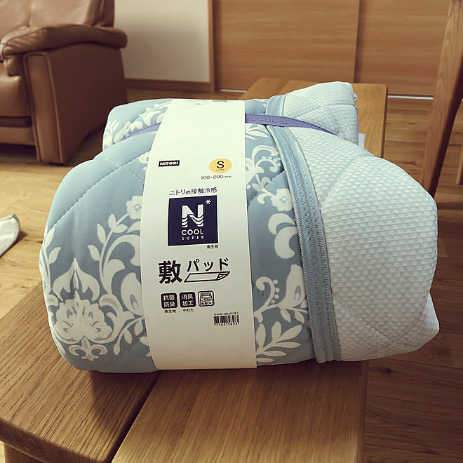 敷きパッド ニトリ Nクール ニトリ 新商品のインテリア実例 19 07 17 13 04 33 Roomclip ルームクリップ