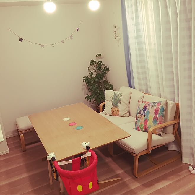 机 新築マンション 横長リビングダイニング 無印良品 狭い家 などのインテリア実例 16 10 27 11 05 05 Roomclip ルームクリップ