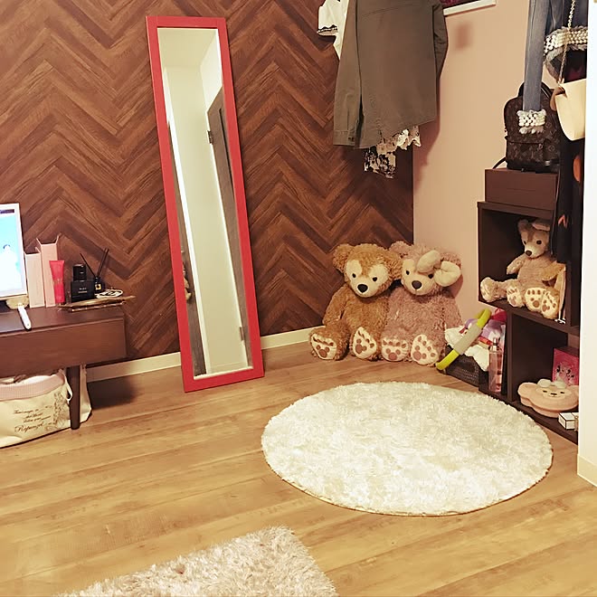 部屋全体 ピンク 女子部屋 ブラウン 可愛い 雑貨 ニトリ 一人暮らし などのインテリア実例 17 06 23 04 59 46 Roomclip ルームクリップ