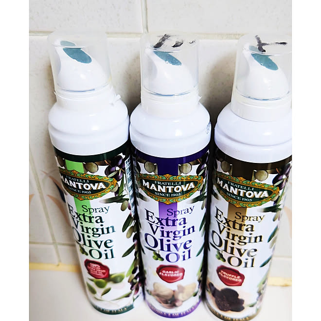 キッチン キッチンアイテム オリーブオイル スプレー式 スプレー式オリーブオイル などのインテリア実例 22 03 21 10 53 37 Roomclip ルームクリップ