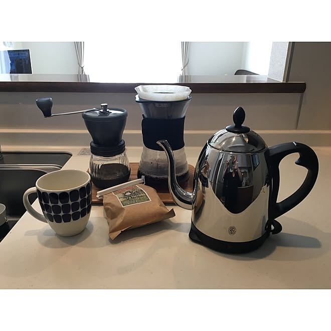 Russell Hobbs/ラッセルホブス カフェケトル/ハリオ コーヒーミル/ハリオコーヒードリッパー/アラビア トゥオキオ...などのインテリア実例 - 2017-01-24 10:35:15