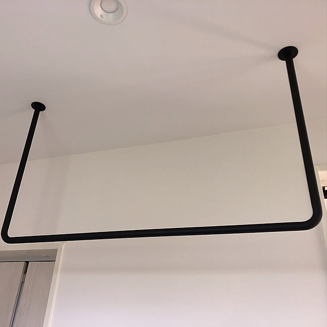 物干し アイアンポール 脱衣所 タマホーム 大安心の家 などのインテリア実例 19 10 03 34 46 Roomclip ルームクリップ