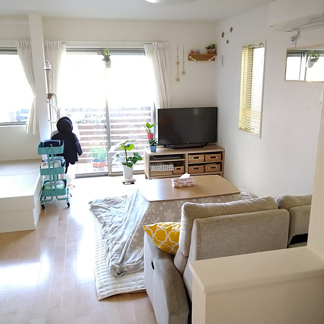 リビング 山善くらしのeショップ こどもと暮らす 普通の家 すっきり暮らしたい などのインテリア実例 08 09 09 57 05 Roomclip ルームクリップ