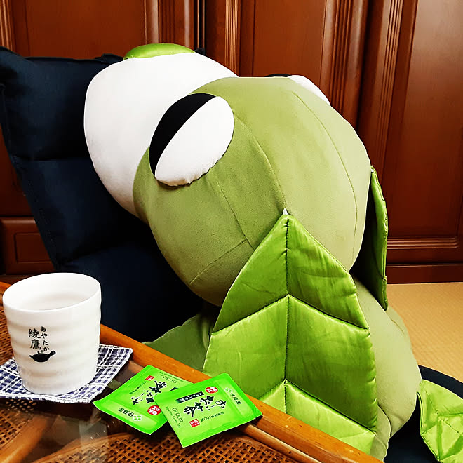 ベッド周り 伊 園ﾏｽｺｯﾄｷｬﾗｸﾀｰ お茶犬 お茶ﾐｽﾏｯﾁコラボ 二階和室のインテリア実例 22 02 18 12 43 50 Roomclip ルームクリップ