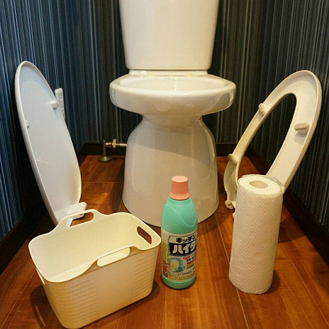 バス トイレ トイレ掃除 キッチンハイター 除菌 抗菌 などのインテリア実例 18 10 03 04 31 59 Roomclip ルームクリップ