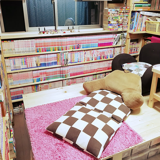 棚 マンガ部屋 物置部屋 改造後 小上がり収納 旦那部屋のインテリア実例 19 10 06 18 36 49 Roomclip ルームクリップ