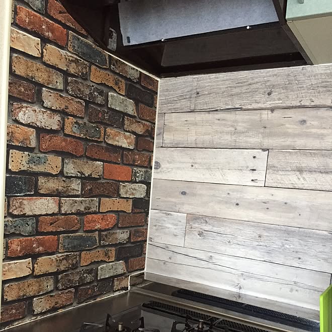 キッチン クロス 板壁紙 レンガ壁紙 壁紙屋本舗 などのインテリア実例 15 04 11 11 41 16 Roomclip ルームクリップ キッチン クロス 板壁紙 レンガ壁紙 壁紙屋本舗 などのインテリア実例 15 04 11 11 41 16 Roomclip ルームクリップ