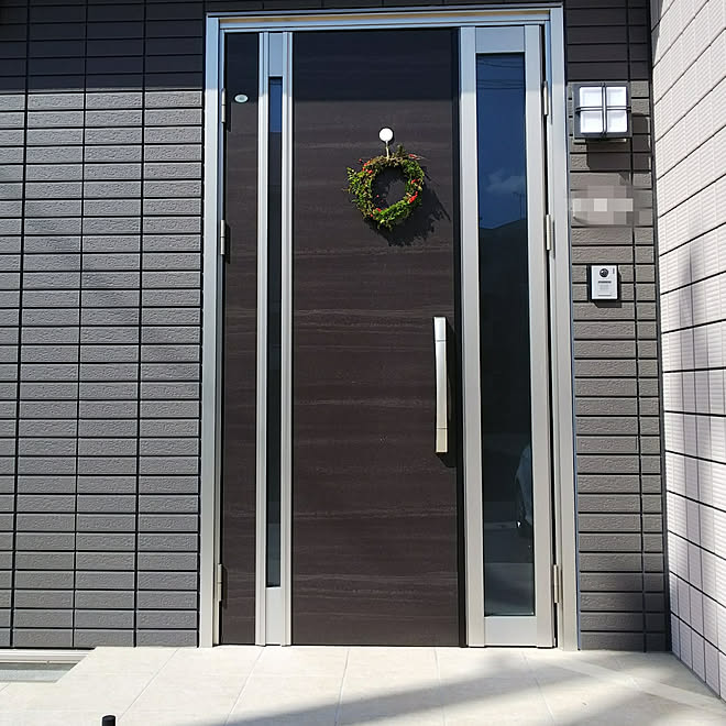 玄関 入り口 セキスイハイム Sps リース ヒバ などのインテリア実例 18 10 08 12 36 35 Roomclip ルームクリップ