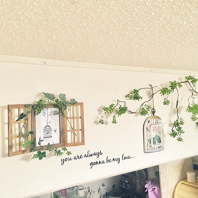 壁 天井 ウォールステッカー Asoko フォトフレーム窓枠風 窓枠風 などのインテリア実例 17 04 27 18 46 Roomclip ルームクリップ