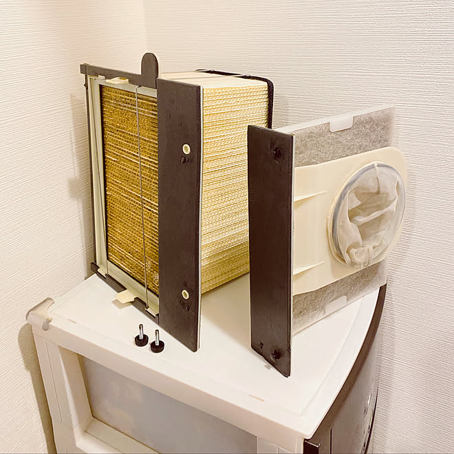 大掃除 スポンジ ダンボールフィルター掃除 24時間換気システム 壁 天井のインテリア実例 19 12 25 15 39 01 Roomclip ルームクリップ