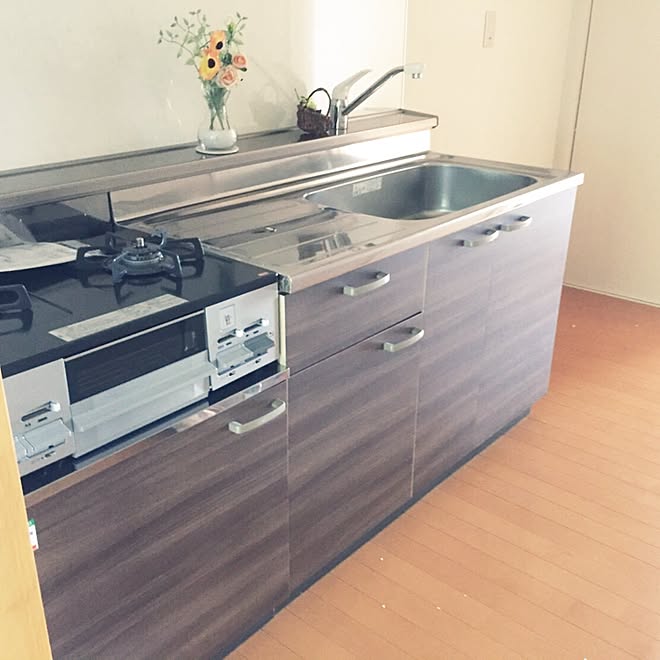 キッチン ダイノックシート リアテックシート Diy リメイクシート などのインテリア実例 17 05 06 11 12 25 Roomclip ルームクリップ