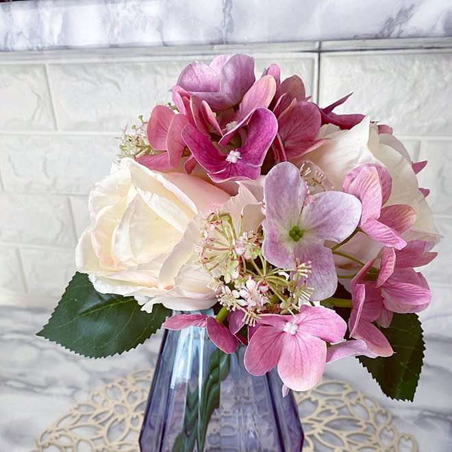 狭い我が家 築26年分譲マンション 大理石調 白黒グレー好き Francfranc などのインテリア実例 21 09 22 13 03 54 Roomclip ルームクリップ