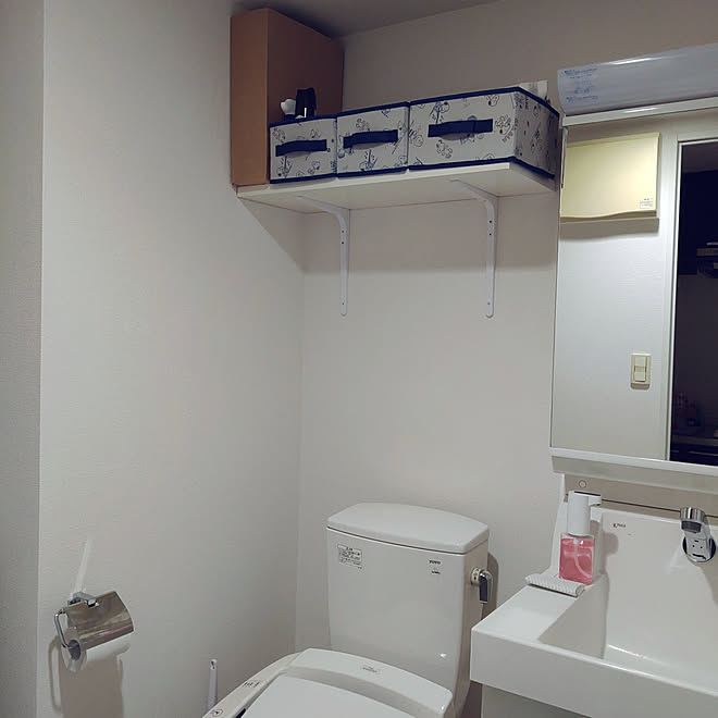 バス/トイレ/100均/一人暮らし/トイレと洗面所が一緒/ダイソーのインテリア実例 20201015 002600