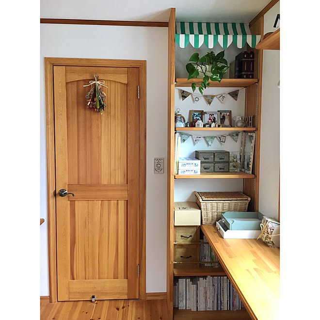 カウンター/飾り棚/本棚/オーニング風/輸入住宅...などのインテリア実例 - 2019-07-16 00:01:56