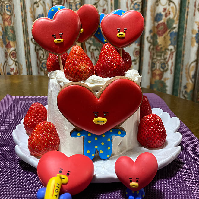 手作り Tata Bt21 わたしらしく お正月 などのインテリア実例 22 01 03 23 54 34 Roomclip ルームクリップ