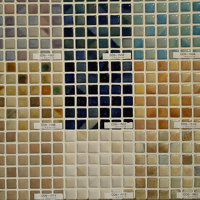 キッチン 名古屋モザイク コスミオン タイルのインテリア実例 03 08 15 18 21 Roomclip ルームクリップ