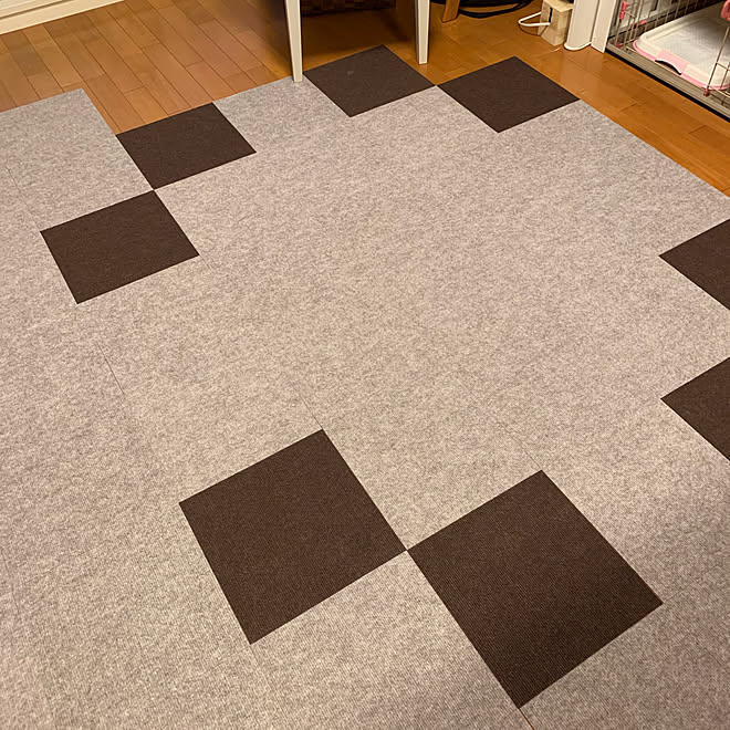 ケージ前/愛犬と暮らす家/ぴたマットループ/2019.05.19pic/お片づけ記録&hellip;などのインテリア実例 20190521 16