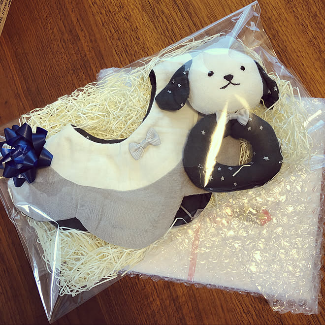 犬 いぬ ガラガラ 出産祝い ハンドメイド などのインテリア実例 22 10 02 08 55 56 Roomclip ルームクリップ