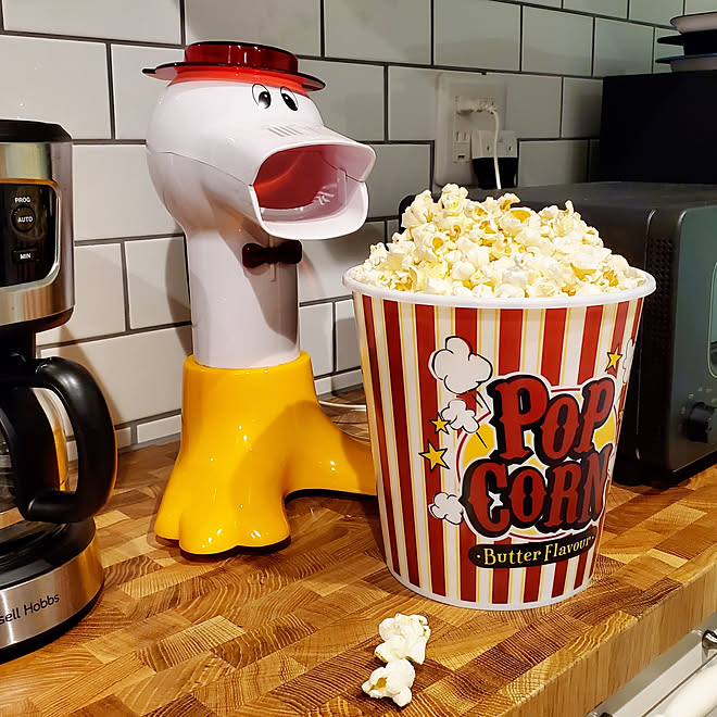 机 ポップコーンメーカー ダックポッパー 一軒家 アメリカンハウス などのインテリア実例 08 09 16 31 Roomclip ルームクリップ