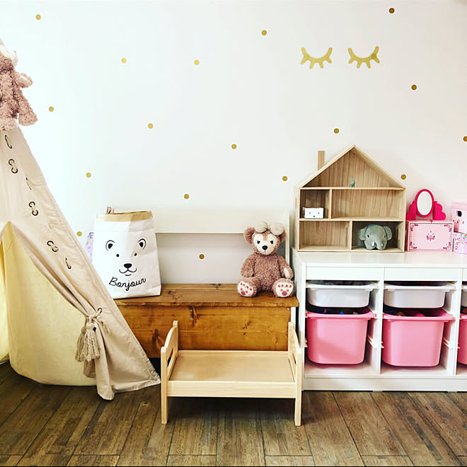 子供部屋/ティピーテント/ザラホーム/IKEA/北欧のインテリア実例 20180228 131031 ｜ RoomClip（ルーム