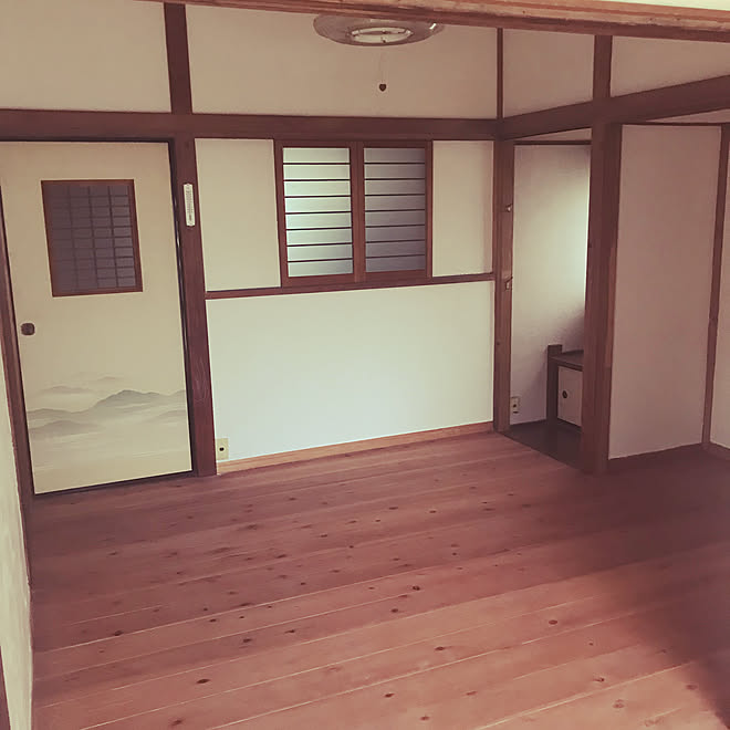 築60年以上 杉の無垢床 リフォーム 玄関 入り口のインテリア実例 18 03 11 16 11 26 Roomclip ルームクリップ