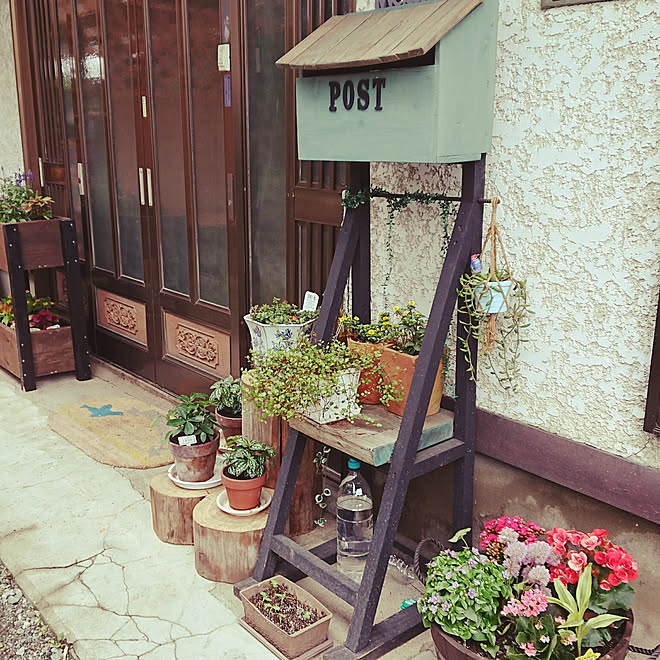 玄関/入り口/DIY/セルフリフォーム/足場板/廃材利用&hellip;などのインテリア実例 20180620 142722