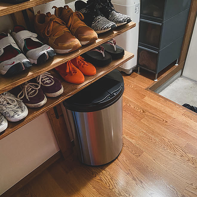 ゴミ箱 一人暮らし 1階 1k 8畳 木造アパート などのインテリア実例 07 29 22 01 14 Roomclip ルームクリップ