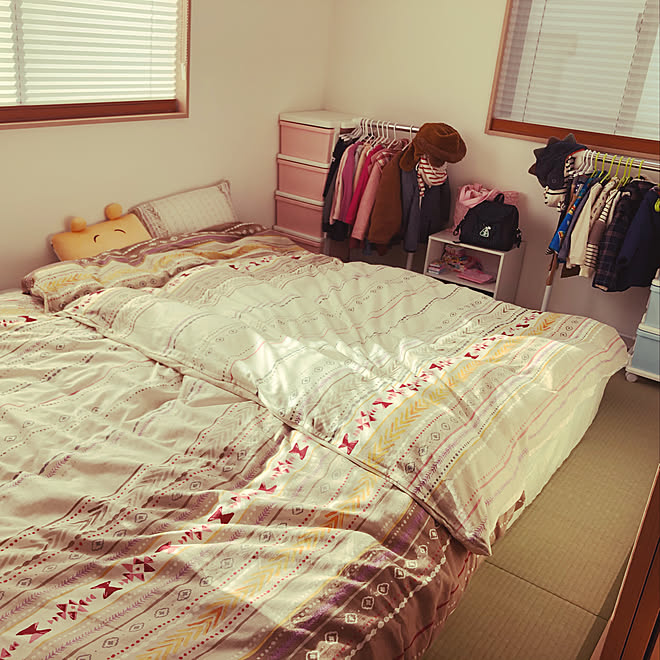 セミダブル セミダブル 和室が寝室 新築マイホーム シンプルな暮らし 子供のいる暮らし などのインテリア実例 01 04 09 31 28 Roomclip ルームクリップ