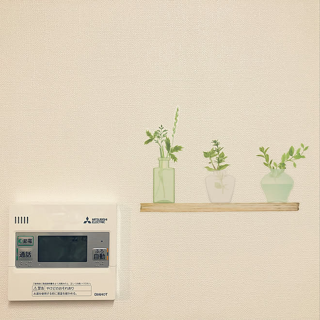 グリーン セリア １００円ショップ ウォールステッカー 壁 天井のインテリア実例 21 09 29 23 30 05 Roomclip ルームクリップ