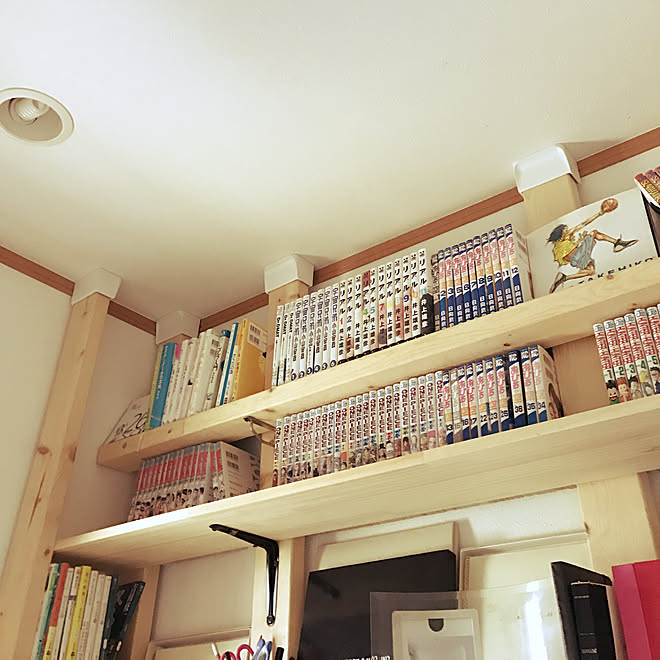 ディアウォール Diy 2 4材 書斎 本棚 雑誌もたくさんあり などのインテリア実例 17 09 02 09 09 22 Roomclip ルームクリップ