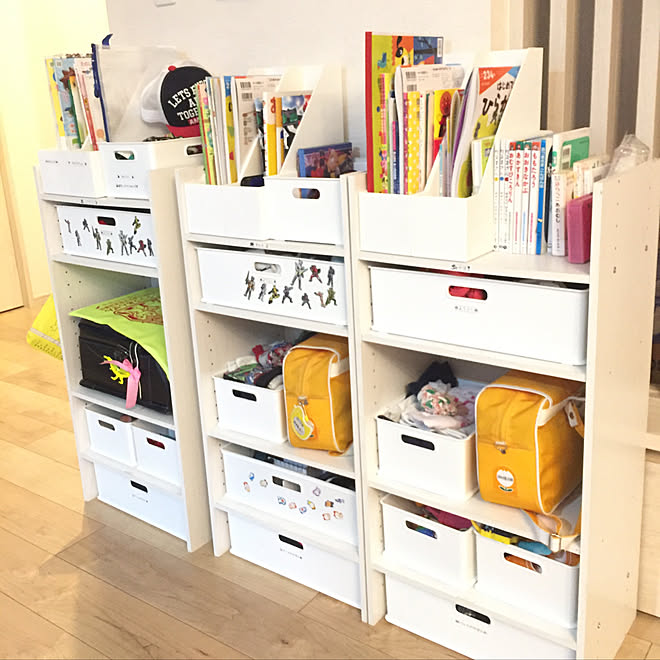 学用品 カラーボックス ニトリ ニトリ インボックス ランドセルラック などのインテリア実例 06 04 47 05 Roomclip ルームクリップ