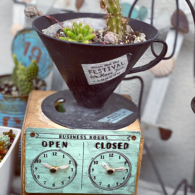 サボテン雑貨 サボテン リメイク鉢 セリアの雑貨 セリアリメイク などのインテリア実例 05 26 14 03 09 Roomclip ルームクリップ