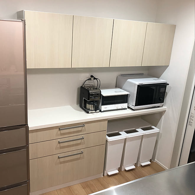 デロンギ ヘルシオ 新築一戸建て ゴミ箱 クリナップ などのインテリア実例 19 08 02 13 48 47 Roomclip ルームクリップ