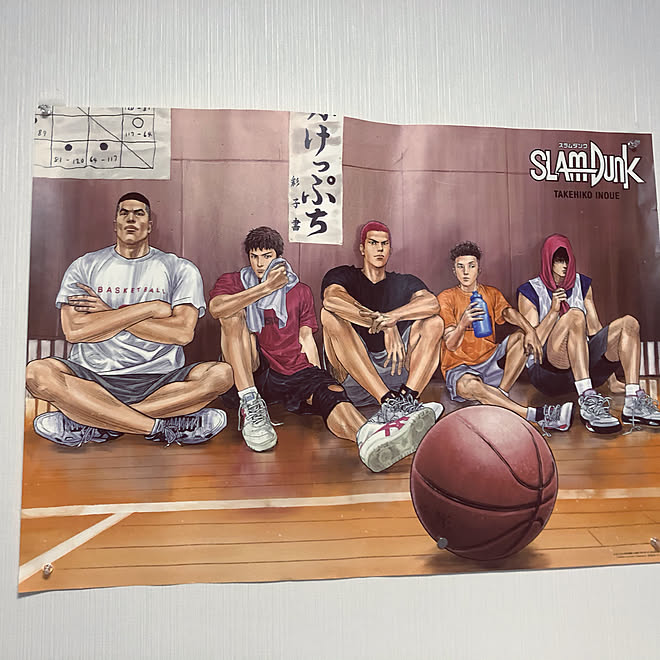 Slam Dunk ポスター スラムダンク ワンルーム 一人暮らし などのインテリア実例 06 06 18 14 00 Roomclip ルームクリップ