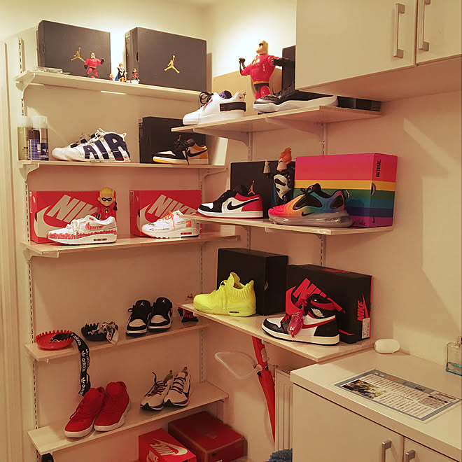 NIKE AIR JORDAN/nike/スニーカー/DIY/男前&hellip;などのインテリア実例 20190805 070859