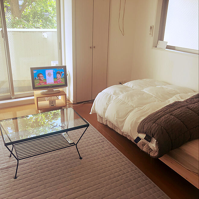 Unico シンプルに暮らしたい 6畳ワンルーム 一人暮らし 部屋全体 などのインテリア実例 19 11 17 10 49 06 Roomclip ルームクリップ