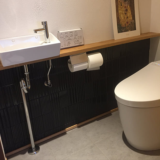平田タイルwigwag 平田タイル リノベーション 中古マンション Lixilサーモタイル などのインテリア実例 05 05 14 25 26 Roomclip ルームクリップ