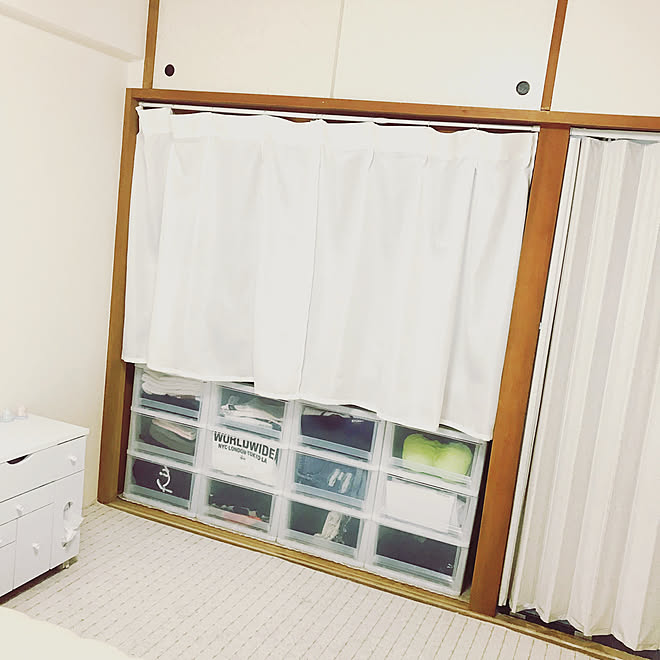 押入れをクローゼットに 押入れリメイク 押入れdiy 押入れクローゼット 押入れ などのインテリア実例 18 08 03 12 07 10 Roomclip ルームクリップ