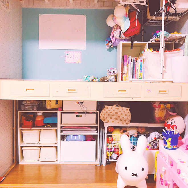 和室 おもちや収納 押入れdiy 押入れ こども部屋 などのインテリア実例 06 03 00 25 57 Roomclip ルームクリップ