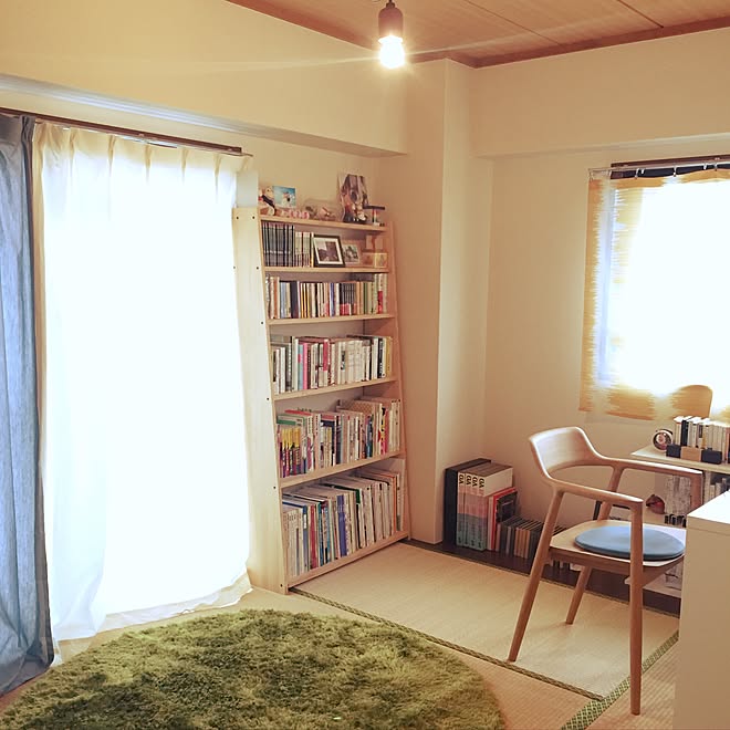 部屋全体/書斎/本棚DIY/和室/ニトリ&hellip;などのインテリア実例 20170302 101831 ｜ RoomClip（ルームクリップ）