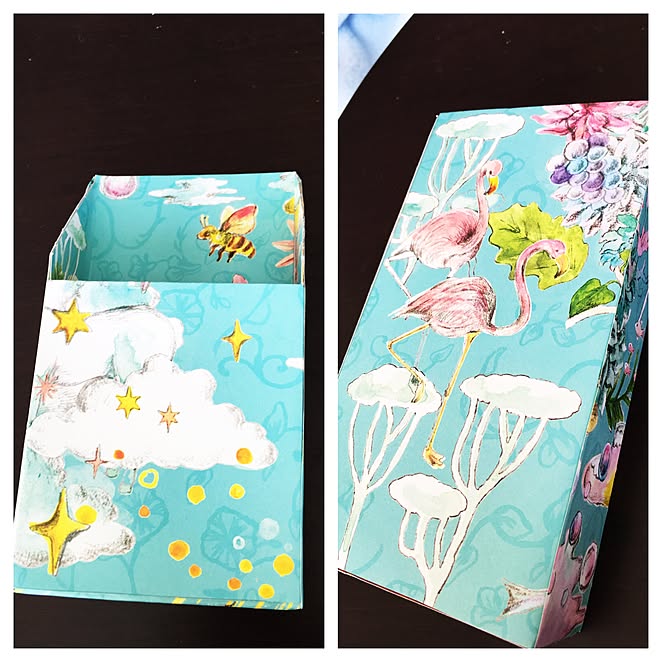 悩む カレンダーリメイク 空き箱リメイクのインテリア実例 17 01 13 10 12 07 Roomclip ルームクリップ