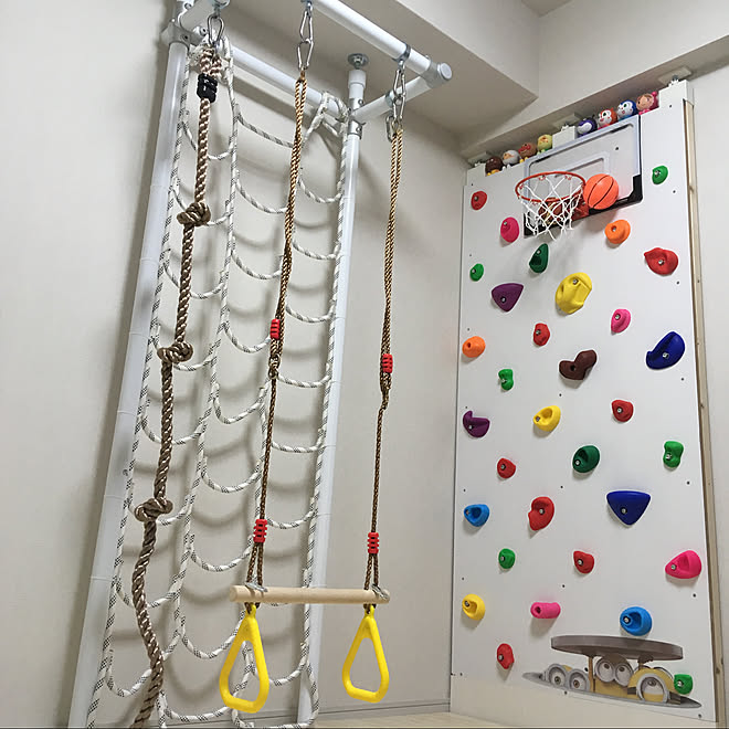 じゅうたす 綱登り 肋木 ブランコのある部屋 ブランコのある生活 などのインテリア実例 05 23 17 13 14 Roomclip ルームクリップ