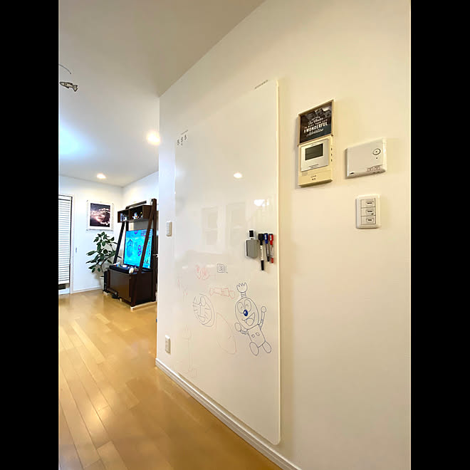 Vemund ヴェムンド Ikea イケア ホワイトボード などのインテリア実例 06 27 22 19 50 Roomclip ルームクリップ