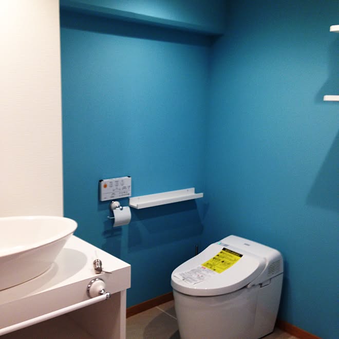 バス トイレ 新婚 壁紙 ティファニーブルーのインテリア実例 17 06 03 17 26 22 Roomclip ルームクリップ