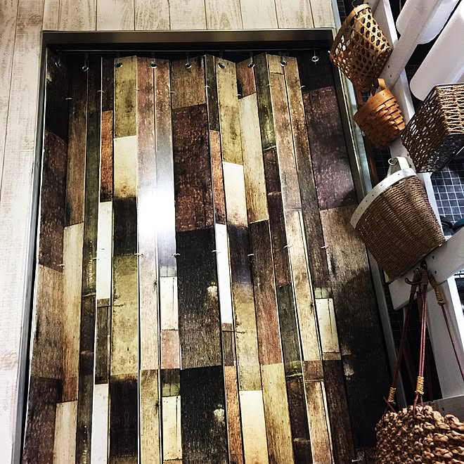 カッターナイフ/リメイクシート/ハトメパンチ/結束バンド/リバーシブル...などのインテリア実例 - 2016-11-08 13:18:47